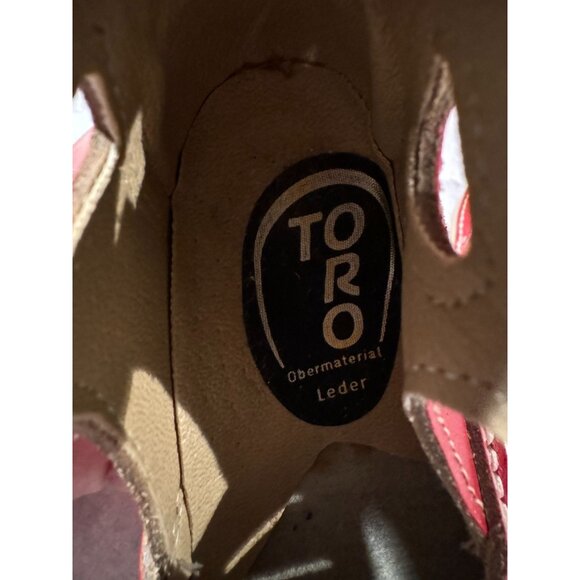 Vintage European Red Leather Toddler Shoes – German Made EU 23 (US 7–8) - Picture 4 of 6